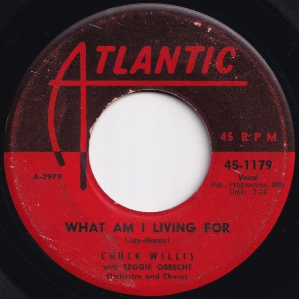 Chuck Willis Hang Up My Rock And Roll Shoes / What Am I Living For Atlantic US 45-1179 206153 R&B R&R レコード 7インチ 45_画像2