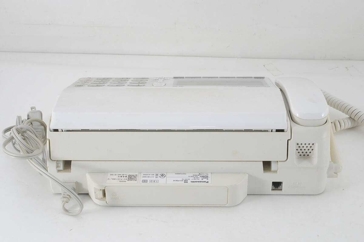 [MYM56]動作品 Panasonic パナソニック おたっくす KX-PZ610DL-W 子機付き 箱付き FAX ファクシミリの画像4