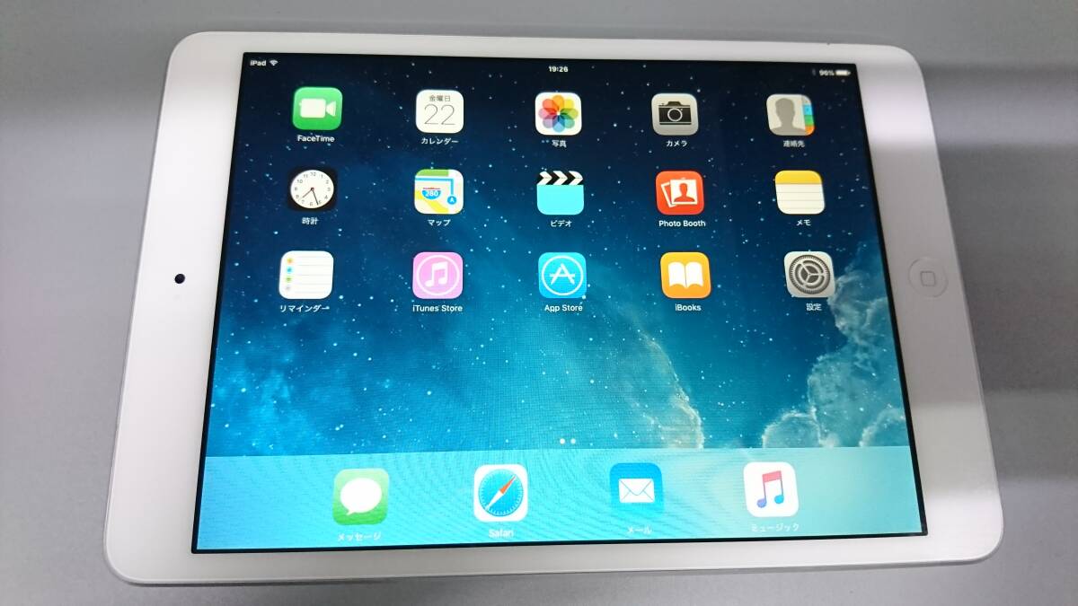 【美品】Apple　iPad mini　A1432 MD531J/A 16GB　Wi-Fiモデル　ホワイト＆シルバー④_画像2