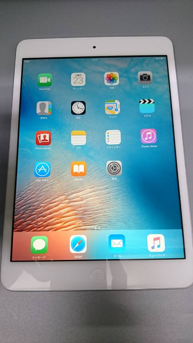 【美品】Apple　iPad mini　A1432 MD531J/A 16GB　Wi-Fiモデル　ホワイト＆シルバー③_画像1
