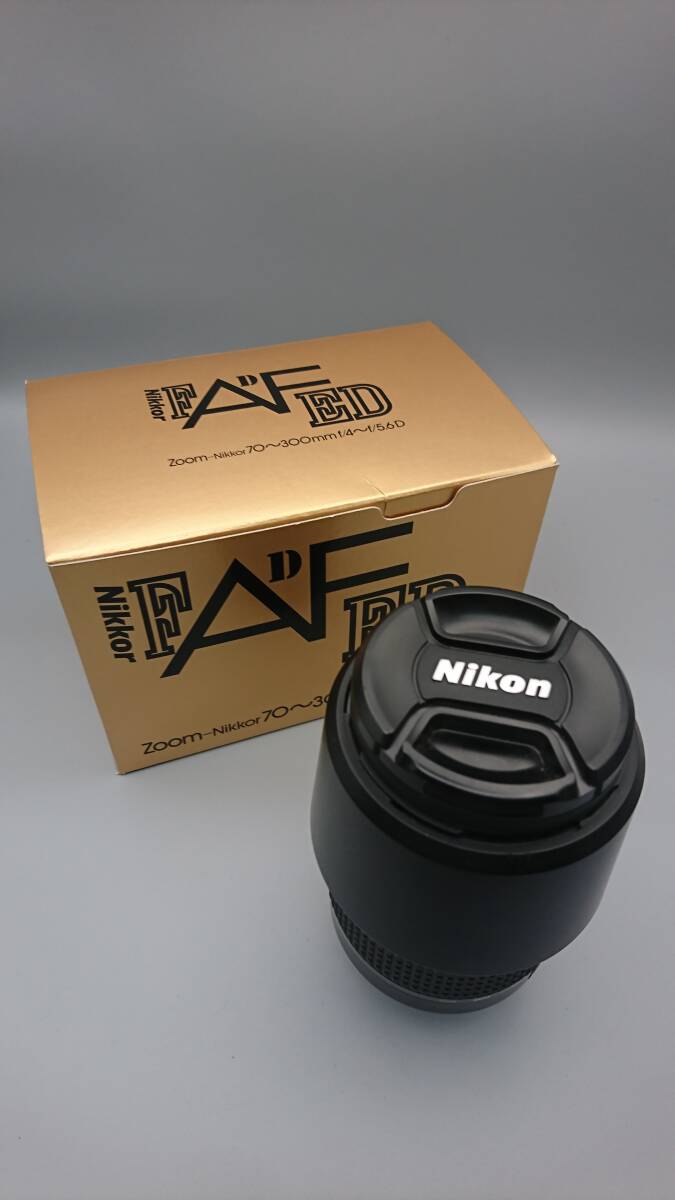 NIKON ニコン ED AF NIKKOR 70-300mm 1:4-5.6 D カメラレンズ 動作確認済 フィルターレンズ付_画像1