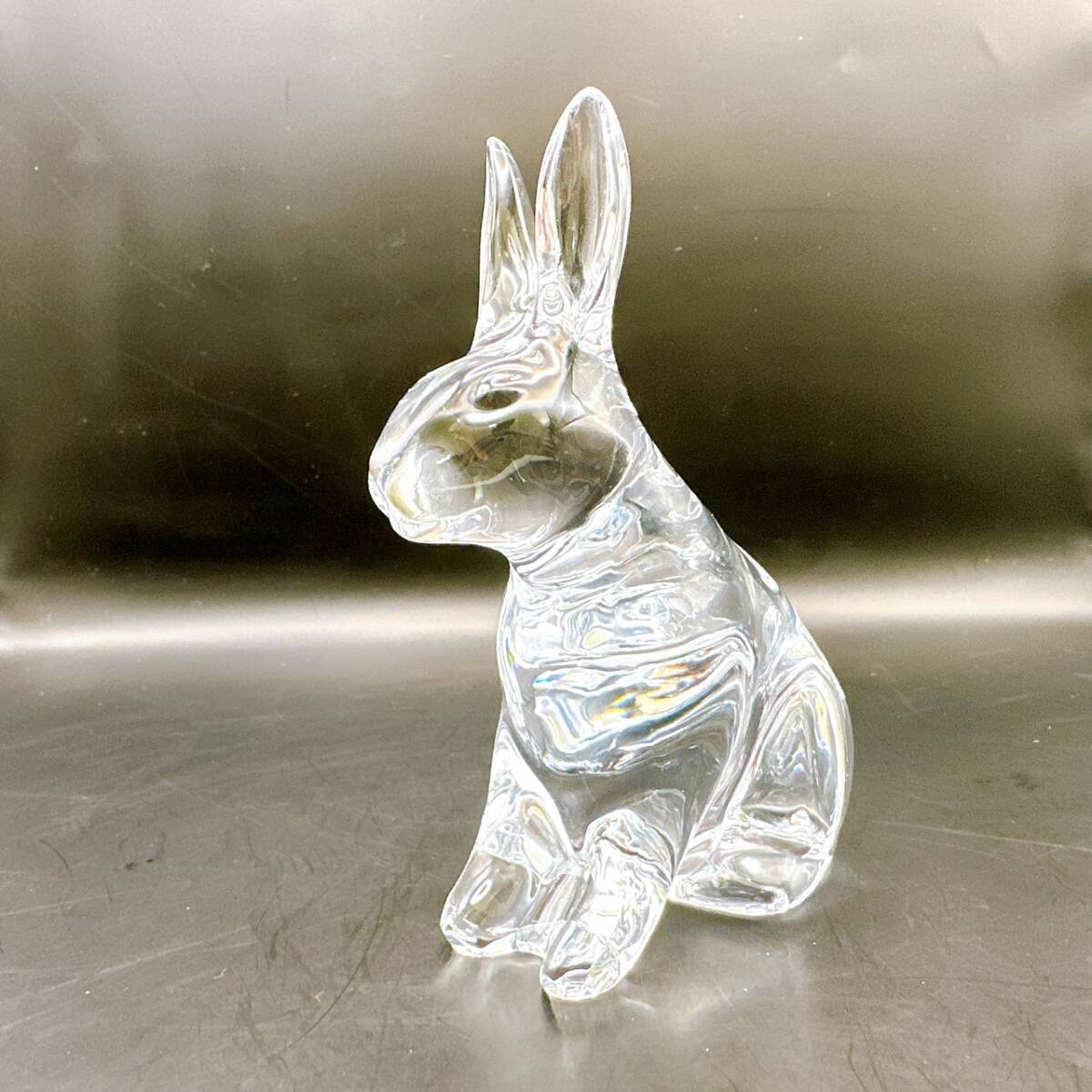 ウサギ バカラ - 工芸品