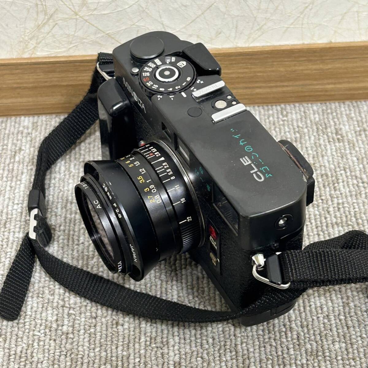 【ART-4007】1円スタート MINOLTA CLE フィルムカメラ 28㎜ レンズ など おまとめ 動作未確認 ジャンク コレクション 長期保管品 現状品_画像3