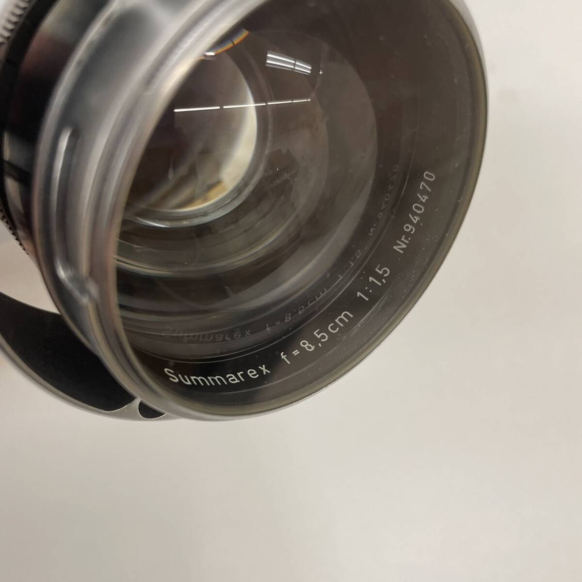 【HPF-2768】 1円～ Leica ライカ DBP M4-1184 139 Summarex f=8.5cm 1:1.5 58mm Germany レンズ付き カメラ ボディ アンティークの画像5