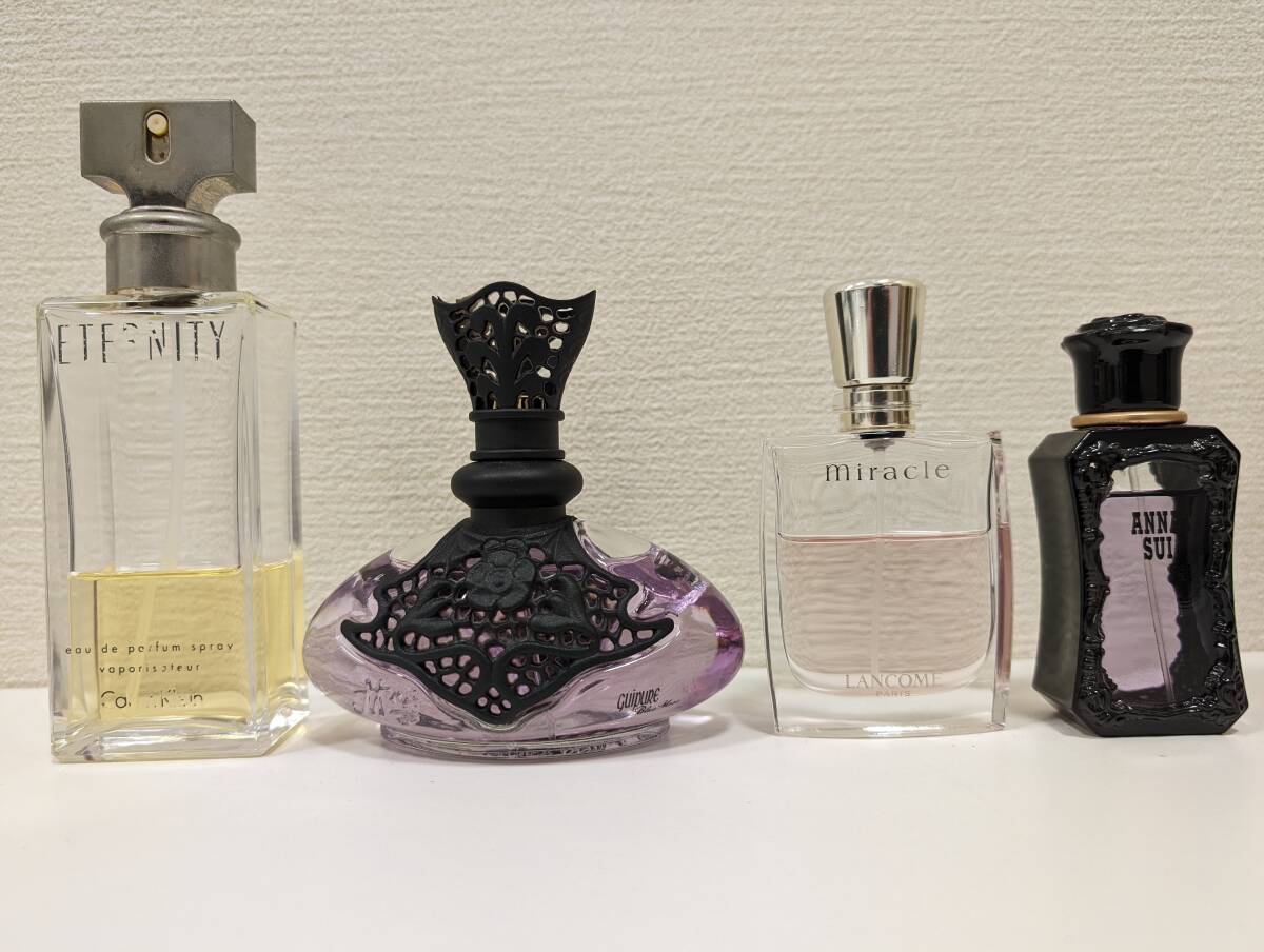 【BW 3255】1円～ 香水 まとめ LANCOME ランコム ANNASUI Calvin Klein Blue MOON カルバンクライン 箱無し フレグランス 中古品 現状品の画像1