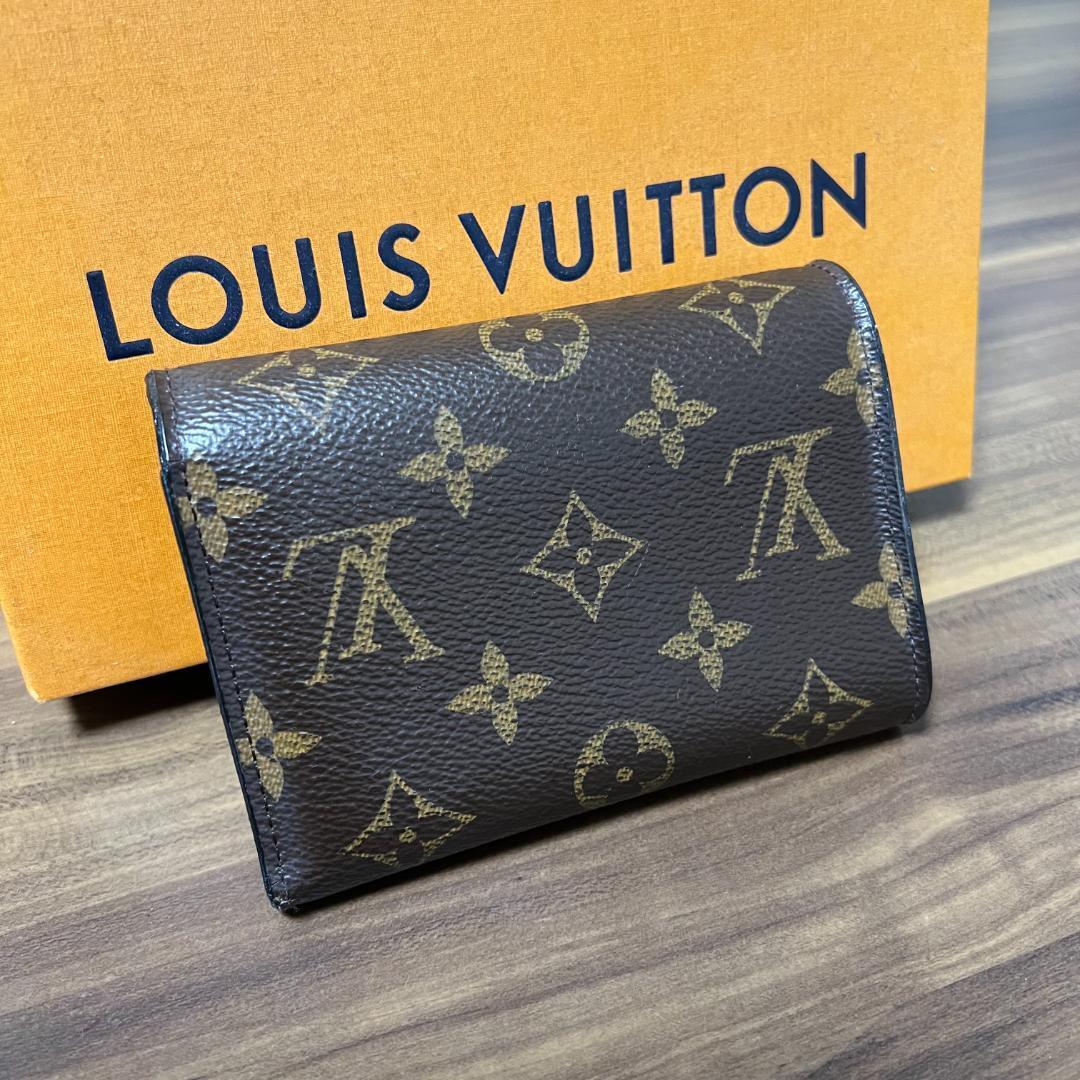 ★極美品★Louis Vuitton ルイヴィトン 財布 ポルトフォイユ フラワー M62567 折りたたみ コンパクト 三つ折り ミニ財布