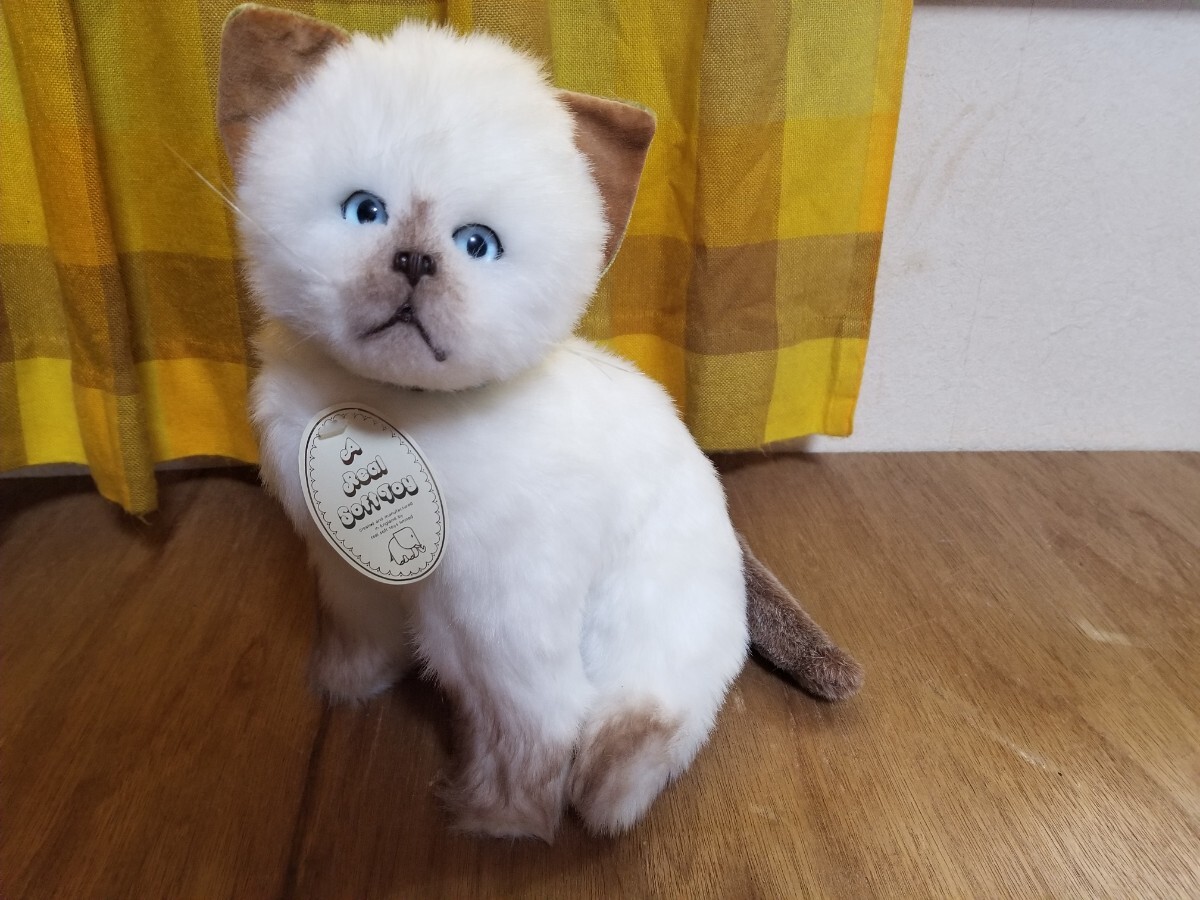 Real Soft Toys　猫　ぬいぐるみ　ヴィンテージ