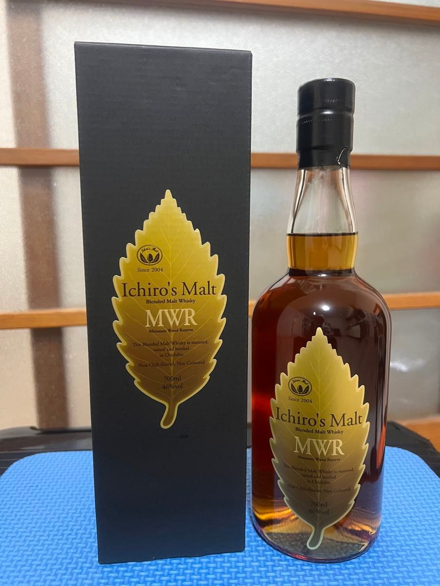 ◆美品未開栓◆秩父イチローズモルト Ichiro's Malt リーフシリーズ ウイスキー MWR 46%  700ml 箱付き 