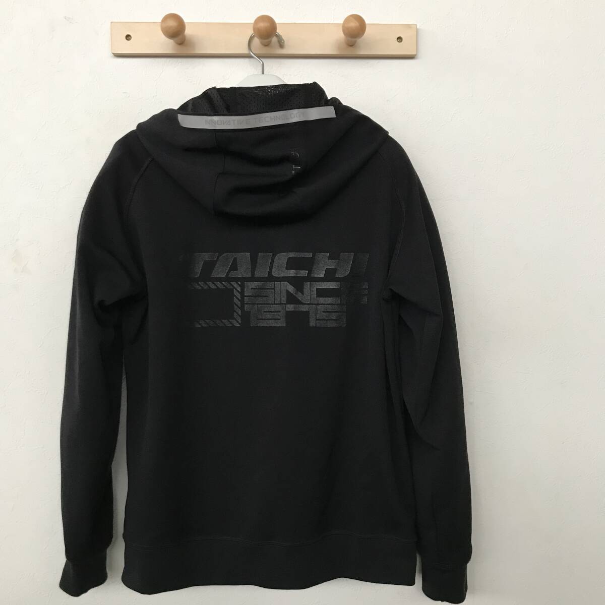 TAICHI RSタイチ メンズ フーディージャケット フルジップパーカ 肩・肘・パッド入り 美品 size L_画像5