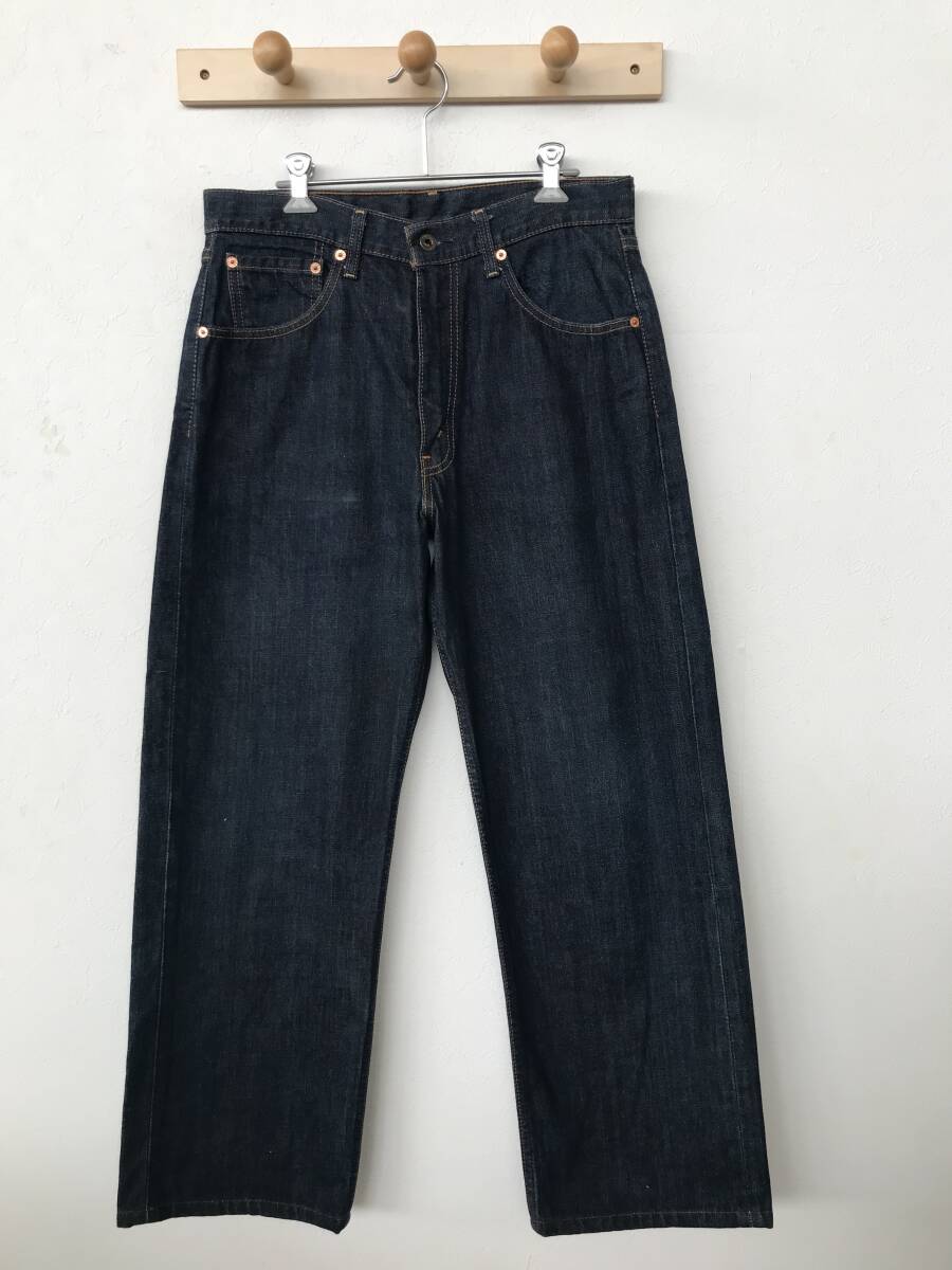 Levi's 504-03 リーバイス 504 メンズ デニムジーンズ イエローステッチ 革パッチ 美品(ほぼ未着用) size W31_画像1