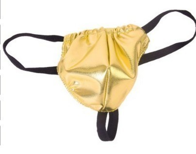  free shipping anonymity shipping! Kirakira T-back undergarment fundoshi fundoshi O back -stroke ring metallic binder - shorts Ran Jerry silver G-0031