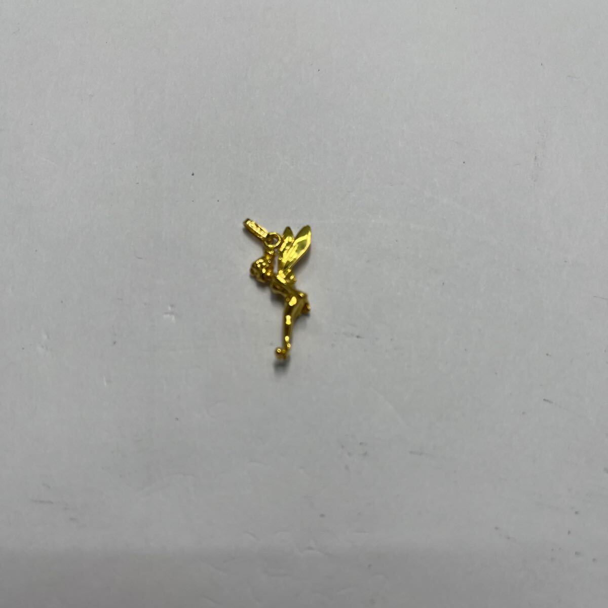 ディズニー ティンカーベル K24 純金 ペンダント トップ 美品の画像1