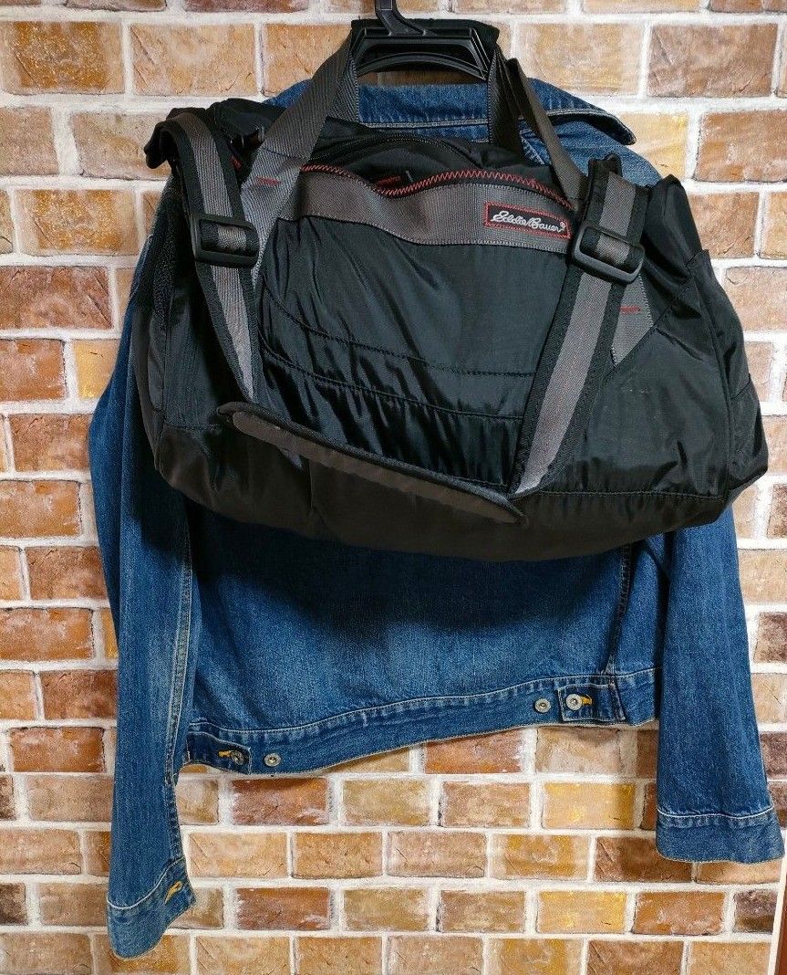 エディーバウアー大容量ボストンバッグショルダーバック可 90s エディーバウアー大容量ボストンバッグショルダーバック可 90s
