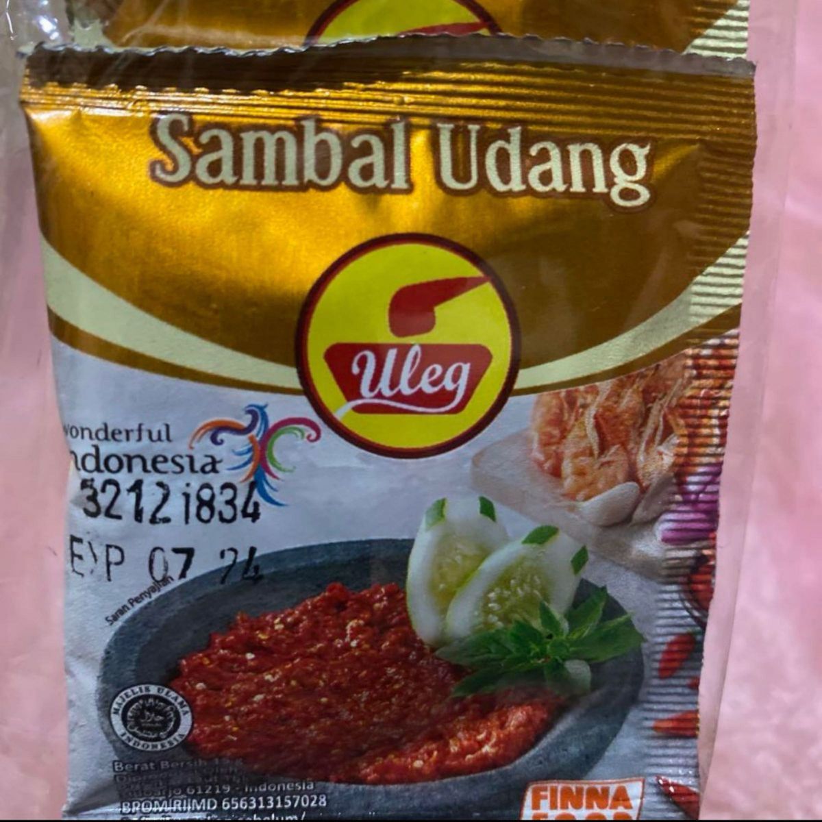 Sambal Finna /ABC 1袋10個入り　isi 10 Halal