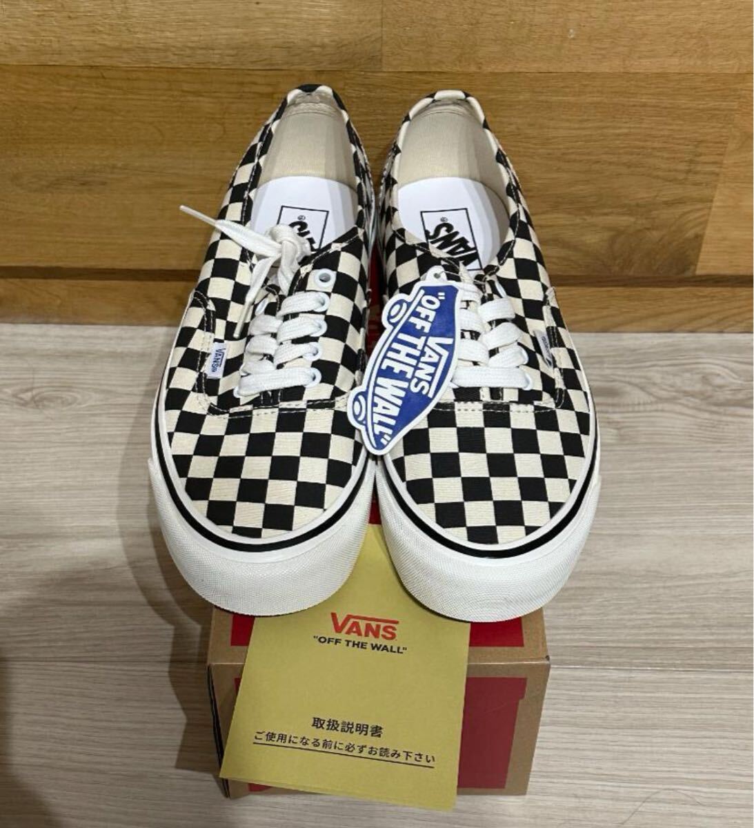 【新品未使用】VANS authentic 44d anaheim factory us9 27cm バンズ アナハイム チェック_画像4