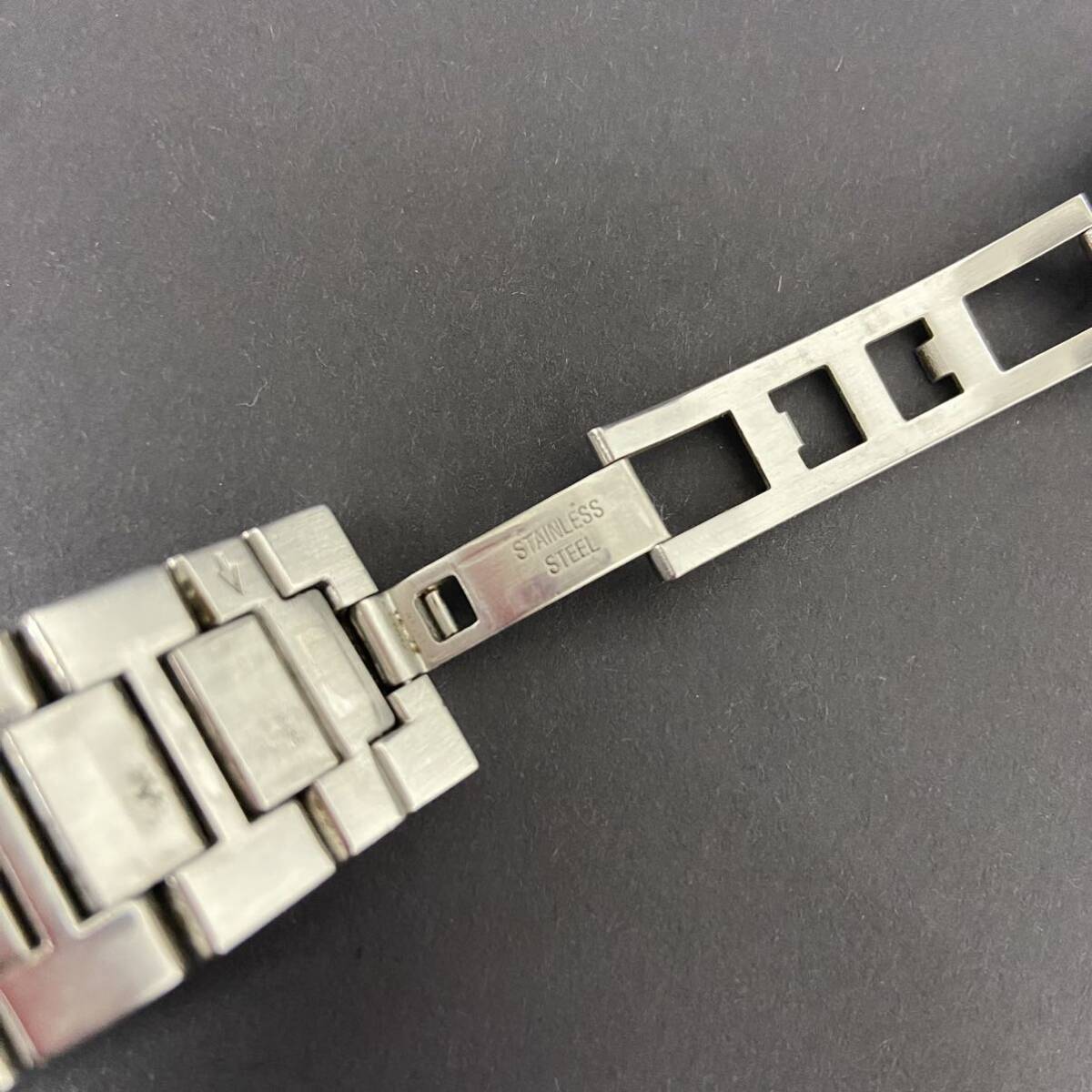 1 電池交換済み 動作品 D&G ドルチェ&ガッバーナ TIME 腕時計 メンズ クロノグラフ クオーツ シルバー 現状販売の画像6