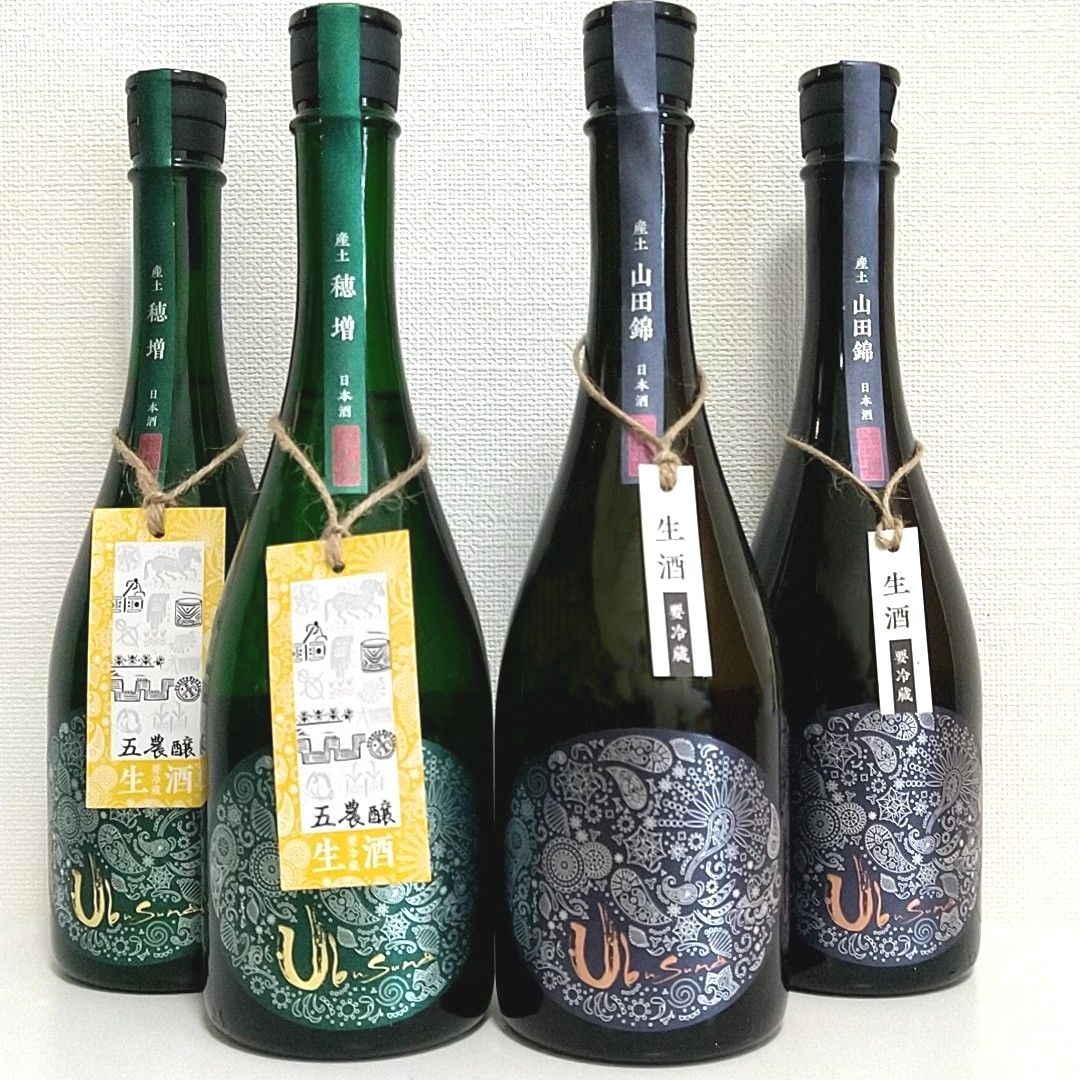 産土　穂増 五農醸 × 山田錦 二農醸【720ml×4本】