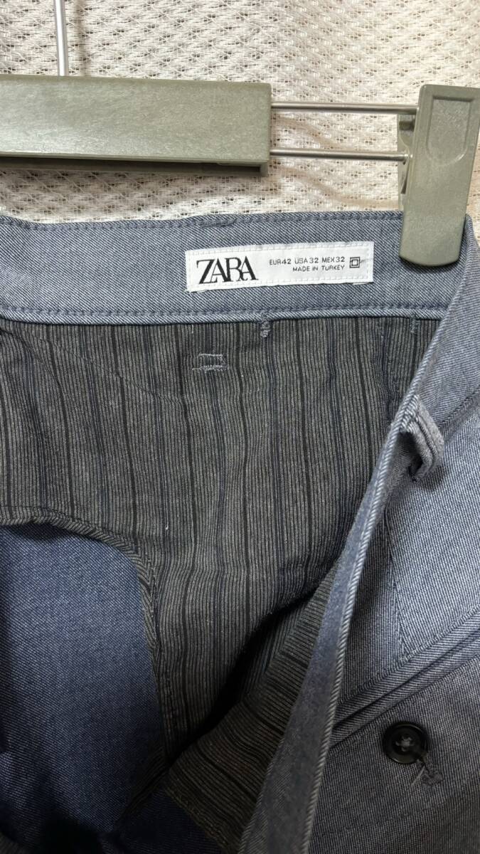 お買い得70/約86-88cm♪♪ZARA ゴルフ ストレッチ パンツ Used _画像5