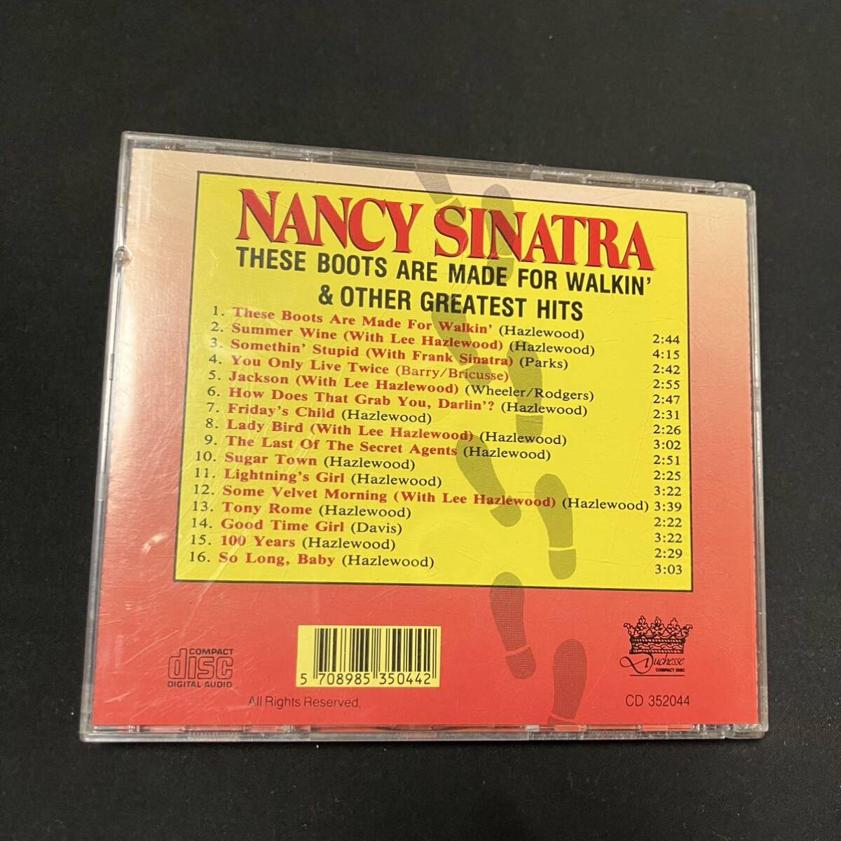 ZA1 (CD) These Boots Are Made For Walkin & Other Greatest Hits／Nancy Sinatr_画像2