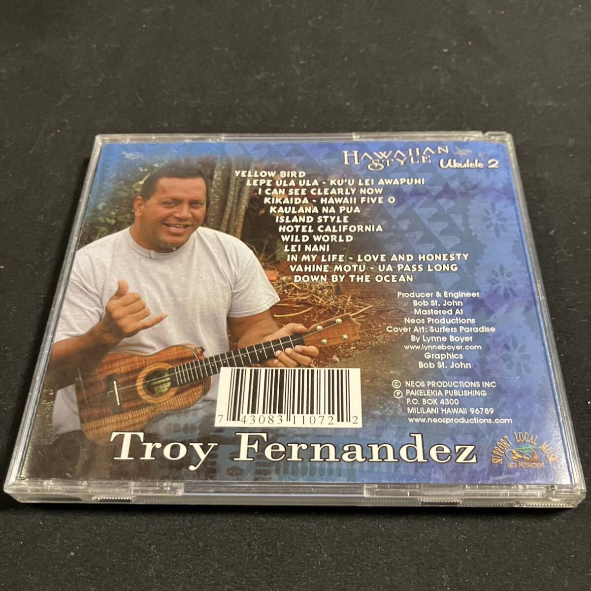 ZF1 CD TROY FERNANDEZ TROY FERNANDEZ HAWAIIAN STYLE UKULE_画像2