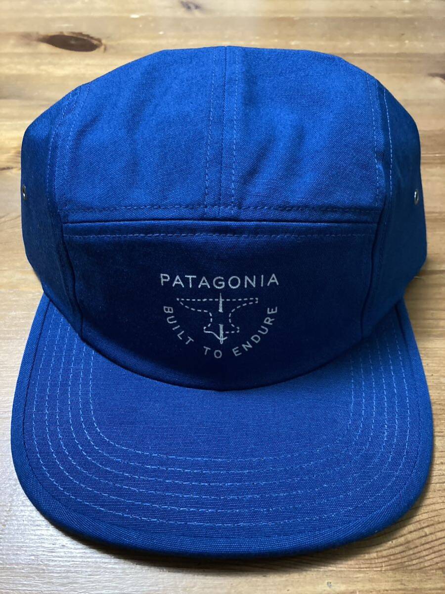 パタゴニア キャップ Patagonia 5パネル マクルーア・ハット 新品 Maclure hat 帽子 cap hat ブルー _画像2