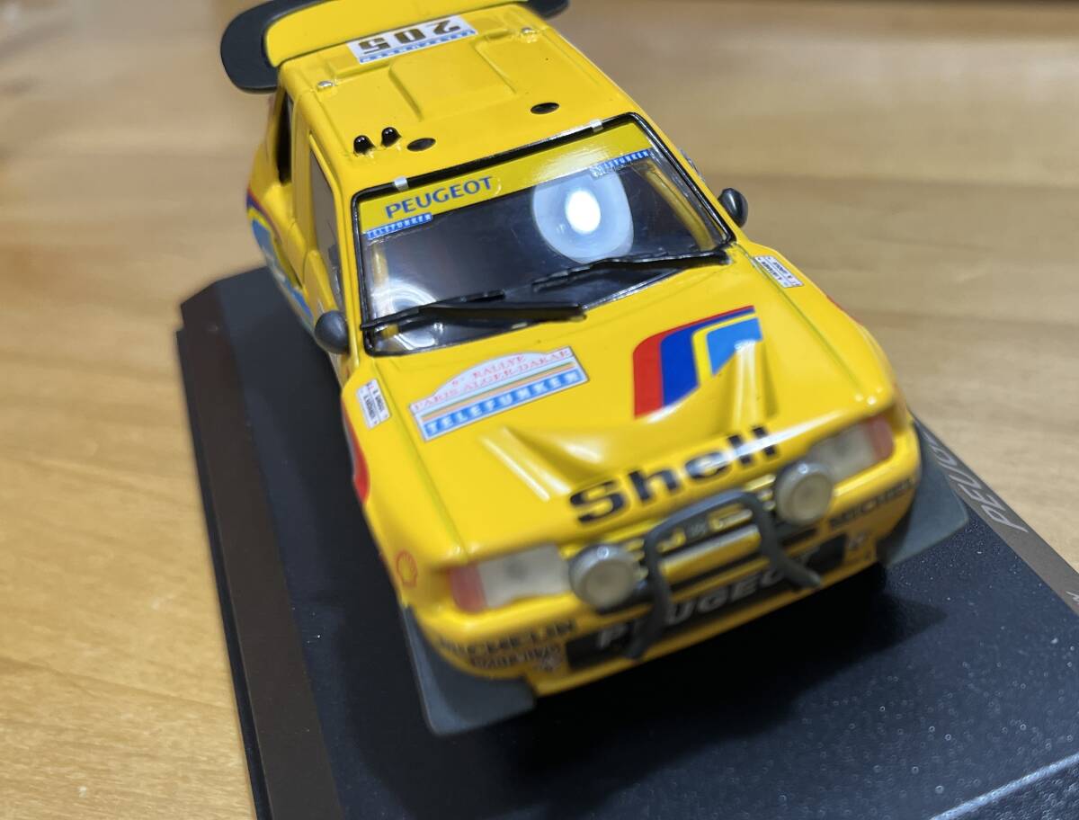 【レア】プジョー 205 ターボ16 パリダカ パリ・ダカール（peugeot 205 turbo16 Paris Dakar)NOREV（ノレブ）ミニカー1/43_画像7