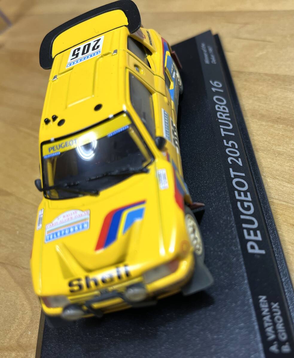 【レア】プジョー 205 ターボ16 パリダカ パリ・ダカール（peugeot 205 turbo16 Paris Dakar)NOREV（ノレブ）ミニカー1/43_画像4