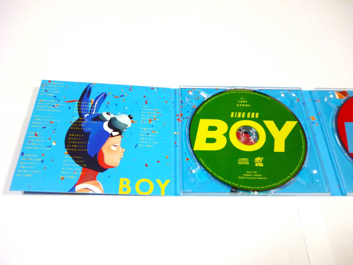 King Gnu　BOY　初回生産限定盤　CD　Blu-ray_画像5