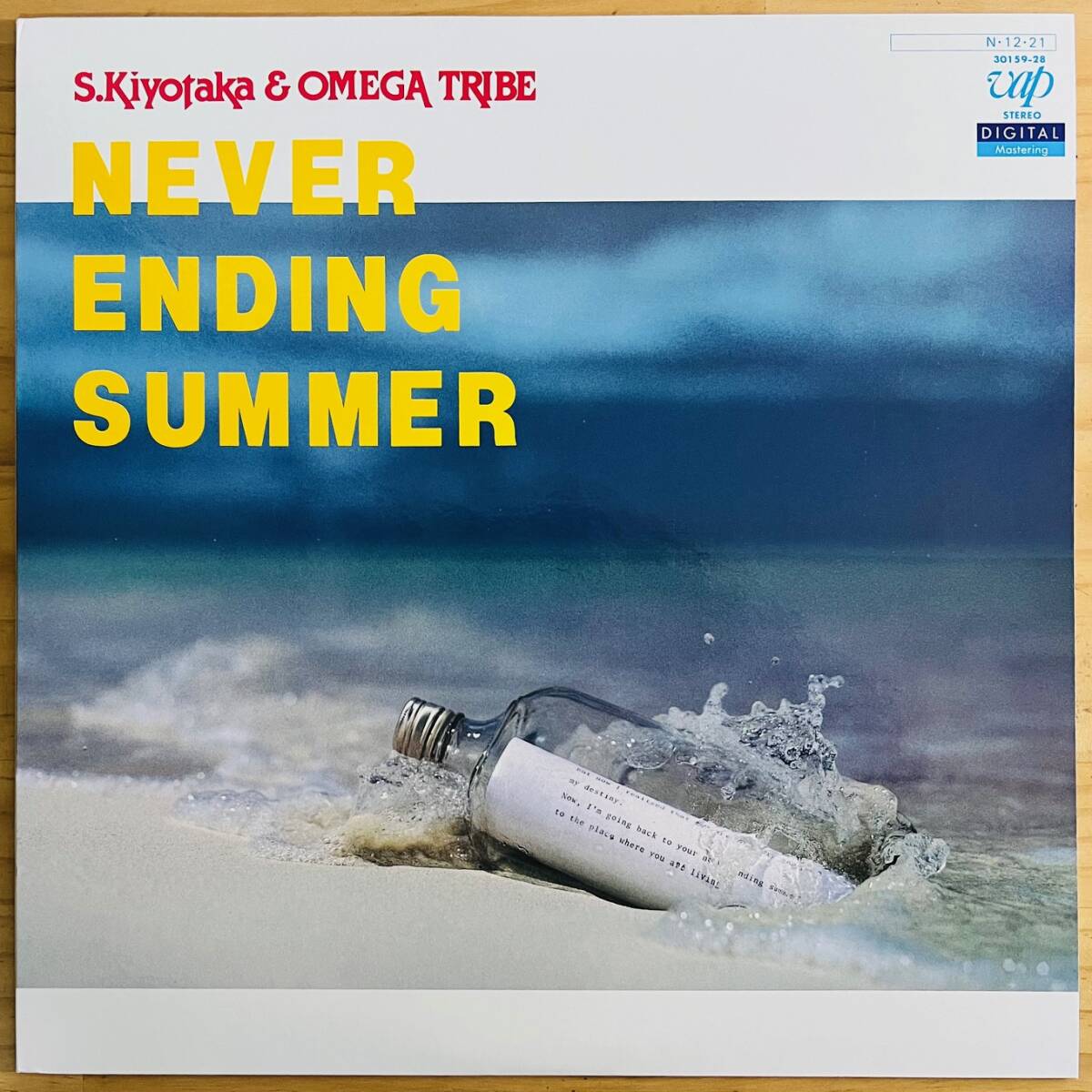 LP■和ブギー/シティポップ/杉山清貴 (KIYOTAKA SUGIYAMA) & OMEGA TRIBE/NEVER ENDING SUMMER/VAP 30159-28/84年ORIG 美品/林哲司/松下誠_画像1