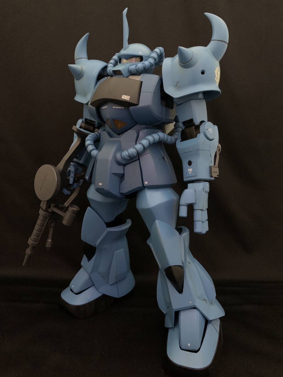 バンダイ 1/60 HY2M グロリアス MS-07B グフ 塗装済み完成品 マ・クベ包囲網を破れ仕様 ガンプラ　ハイパーハイブリッドGOUF_画像3