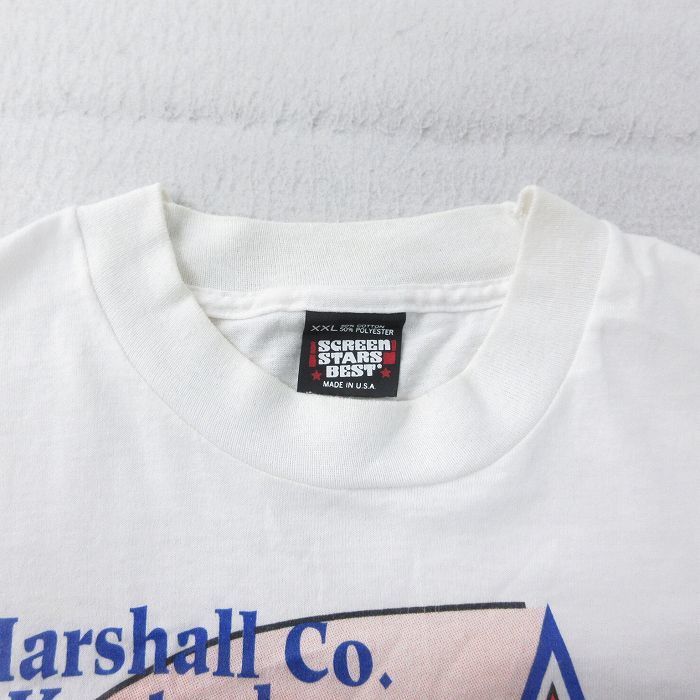 XL/古着 スクリーンスターズ 半袖 ビンテージ Tシャツ メンズ 90s マーチング ケンタッキー 大きいサイズ クルーネック 白 ホワイト 24mar0_画像6