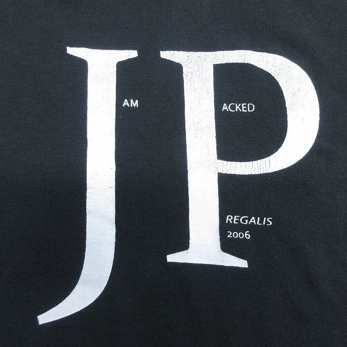L/古着 ジャージーズ 半袖 ビンテージ Tシャツ メンズ 00s JAM DPACKED REGALIS クルーネック 黒 ブラック 24mar06 中古_画像2