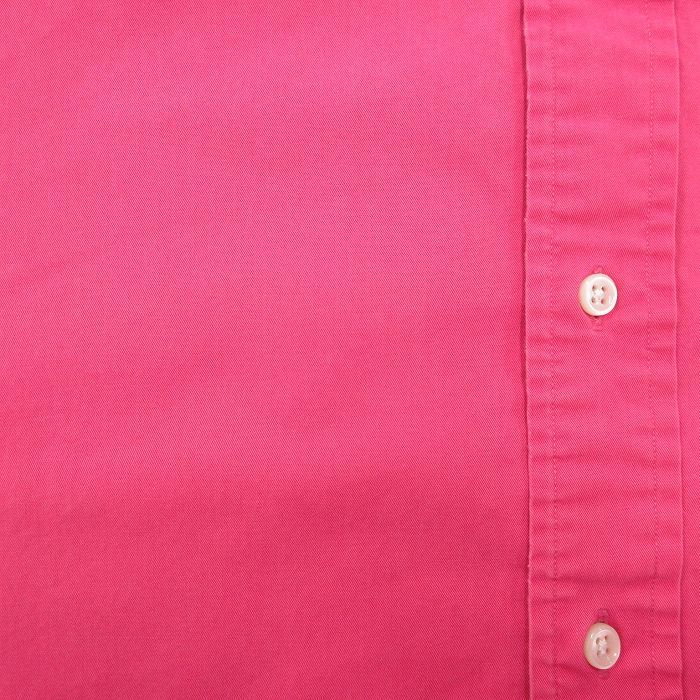 XL/古着 ラルフローレン 半袖 ブランド シャツ メンズ 90s ワンポイントロゴ BLAKE 大きいサイズ ロング丈 コットン ボタンダウン ピンク 2の画像9