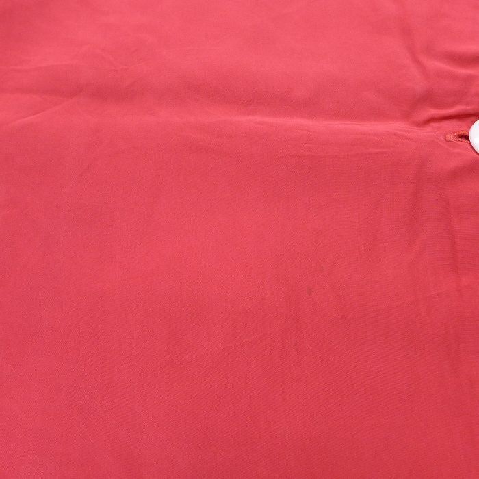 古着 半袖 シャツ レディース 70s スタンドカラー 赤 レッド 21aug04 中古 ブラウス トップス_画像5