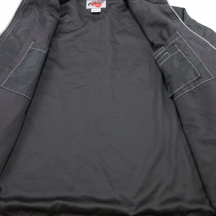 XL/古着 長袖 ジャケット メンズ ブリジストン 大きいサイズ 襟フリース 黒 ブラック 23nov03 中古 アウター ジャンパー ブルゾン_画像4