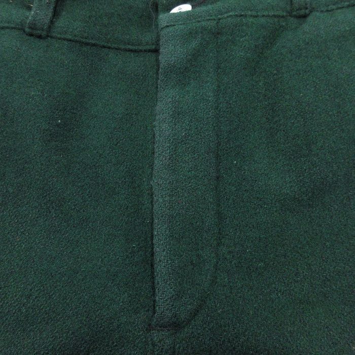 W35/古着 ジョンソン パンツ メンズ 80s ウール 緑 グリーン 23dec25 中古 ボトムス ロング_画像6