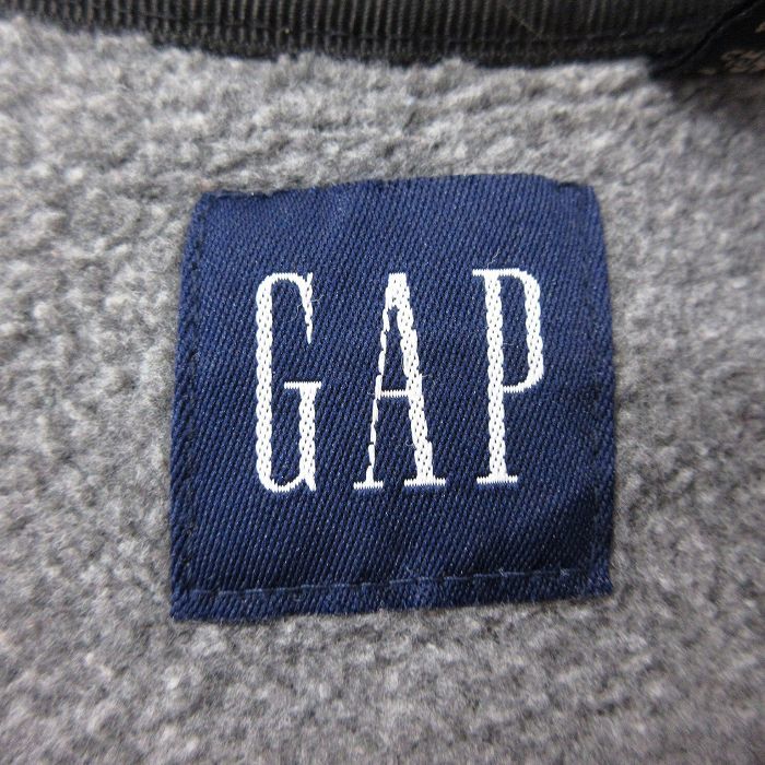 L/古着 ギャップ GAP 長袖 フリース ジャケット メンズ 00s Vネック オレンジ 23nov13 中古 アウター_画像4