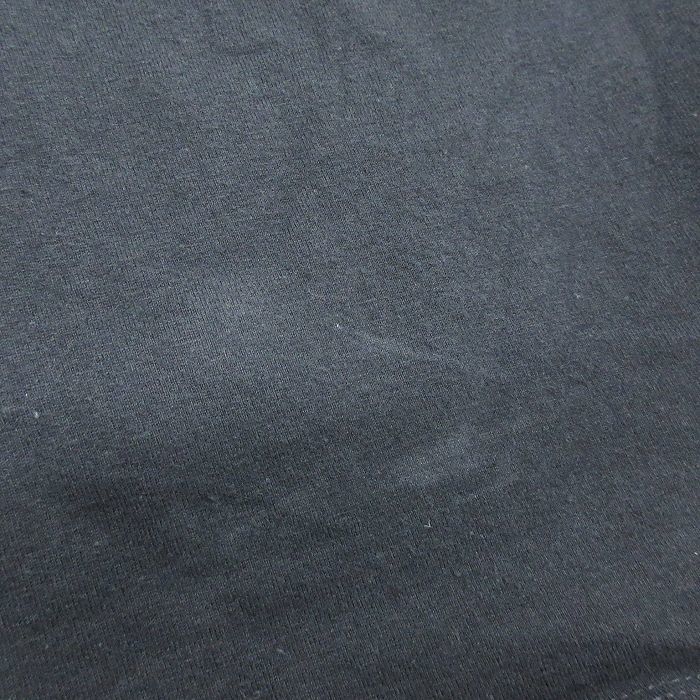 XL/古着 チャンピオン champion 半袖 ブランド Tシャツ メンズ ワンポイントロゴ 大きいサイズ コットン クルーネック 黒 ブラック リ_画像4