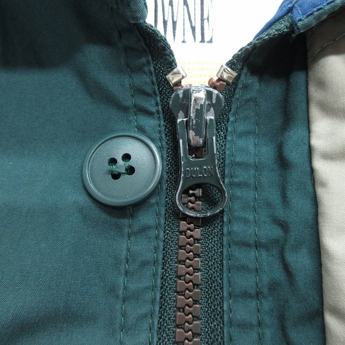 XL/古着 ロンドンフォグ 長袖 ジャケット メンズ 大きいサイズ 緑 グリーン 23oct17 中古 アウター ジャンパー ブルゾン_画像3