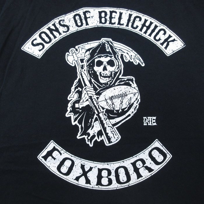 XL/古着 半袖 Tシャツ メンズ 死神 SONS OF BELICHICK コットン クルーネック 黒 ブラック 23jul04 中古_画像4