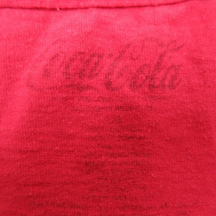 L/古着 半袖 Tシャツ メンズ コカコーラ コットン クルーネック 赤 レッド 23jul01 中古_画像3