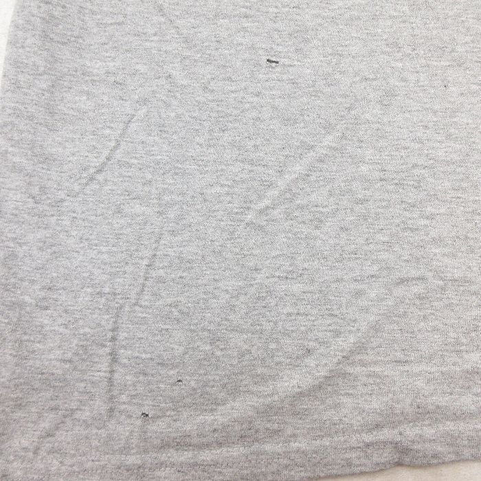 XL/古着 ナイキ NIKE 半袖 ビンテージ Tシャツ メンズ 00s MLB ボルチモアオリオールズ ワンポイントロゴ コットン クルーネック グレ_画像5