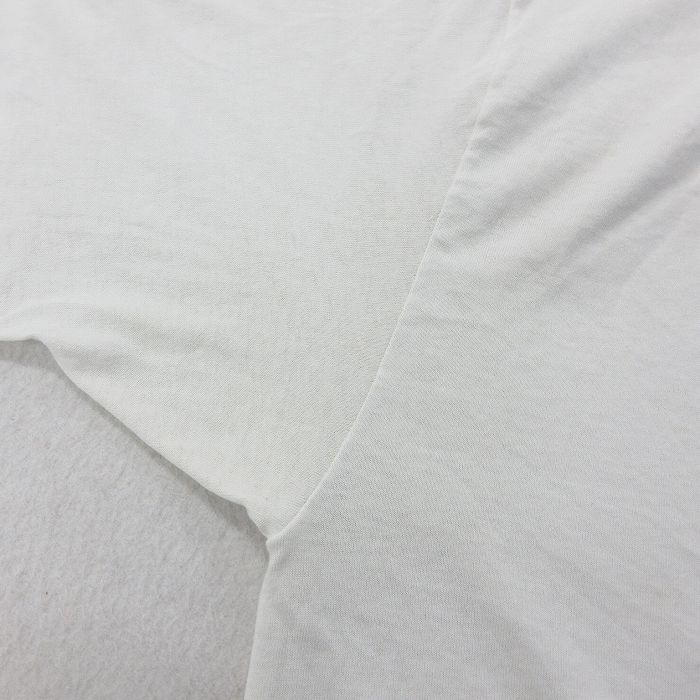 XL/古着 ヘインズ 半袖 ビンテージ Tシャツ メンズ 90s ニューオーリンズ 船 サックス 大きいサイズ クルーネック 白 ホワイト 23mar16_画像7