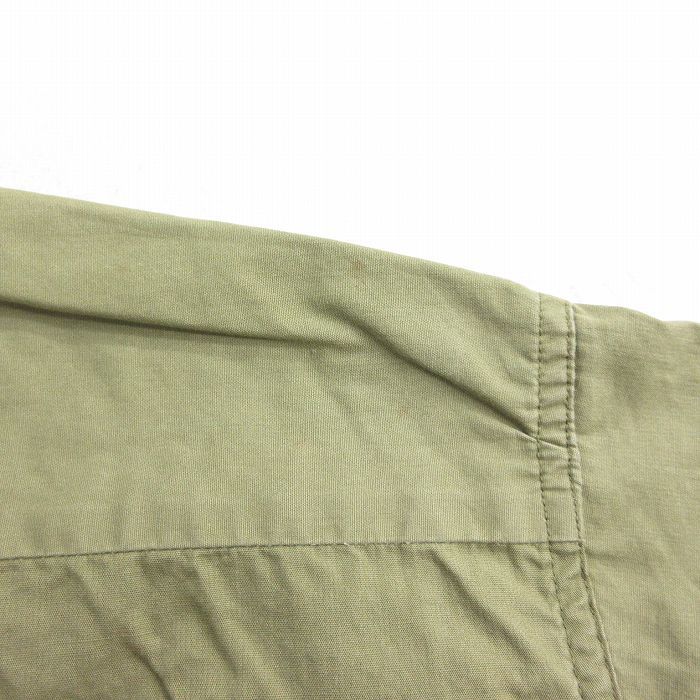 M/古着 半袖 ビンテージ ボーイスカウト シャツ メンズ 70s 開襟 オープンカラー 緑系 グリーン 23aug22 中古 トップス_画像8