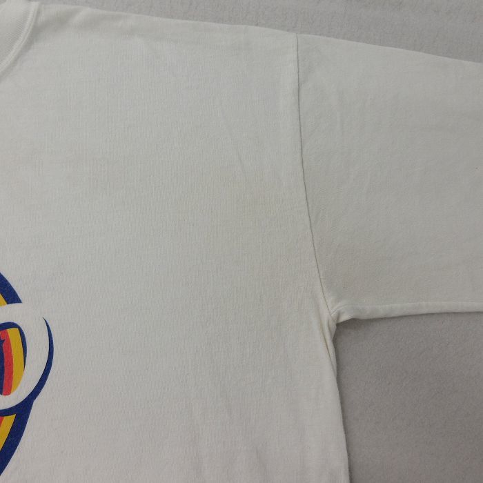 XL/古着 半袖 ビンテージ Tシャツ メンズ 90s SOMO スペシャルオリンピックス ボランティア 大きいサイズ コットン クルーネック 白 ホ_画像8