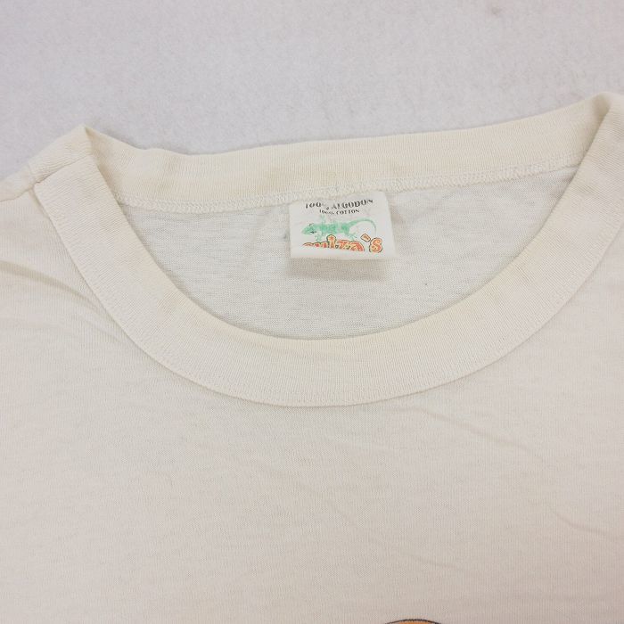 XL/古着 半袖 ビンテージ Tシャツ メンズ 00s カエル ヤシの木 メキシコ 大きいサイズ コットン クルーネック 白 ホワイト 23jul27 中_画像4