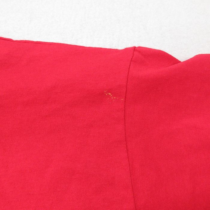 XL/古着 半袖 ビンテージ Tシャツ メンズ 00s FRANKLIN SQUARE RAIDERS サッカー オリンピック Vネック 赤 レッド リンガー 23aug21 中_画像9