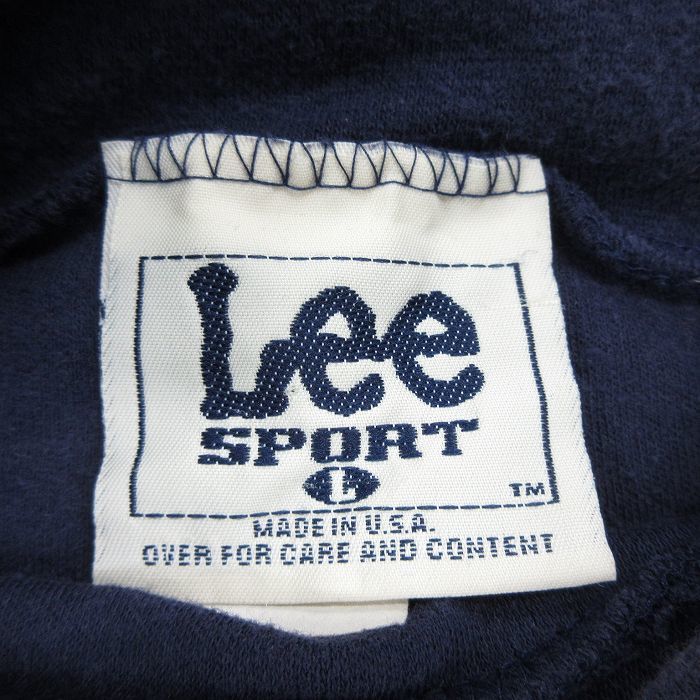 XL/古着 リー Lee 長袖 ビンテージ Tシャツ メンズ 90s NFL ダラスカウボーイズ コットン タートルネック ハイネック 紺 ネイビー アメ_画像3