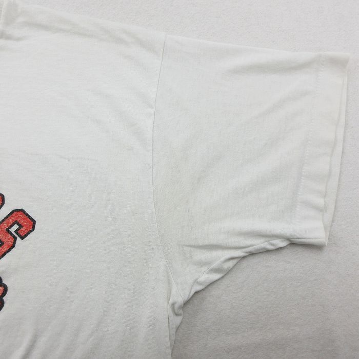 XL/古着 半袖 ビンテージ Tシャツ メンズ 90s REDDOGS ブルドッグ 大きいサイズ クルーネック 白 ホワイト 23jun28 中古_画像5