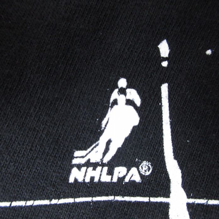 L/古着 リーボック REEBOK 半袖 ブランド Tシャツ メンズ NHL ボストンブルーインズ コットン クルーネック 黒 ブラック アイスホッケ_画像6